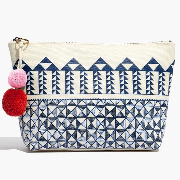 coated canvas pouch